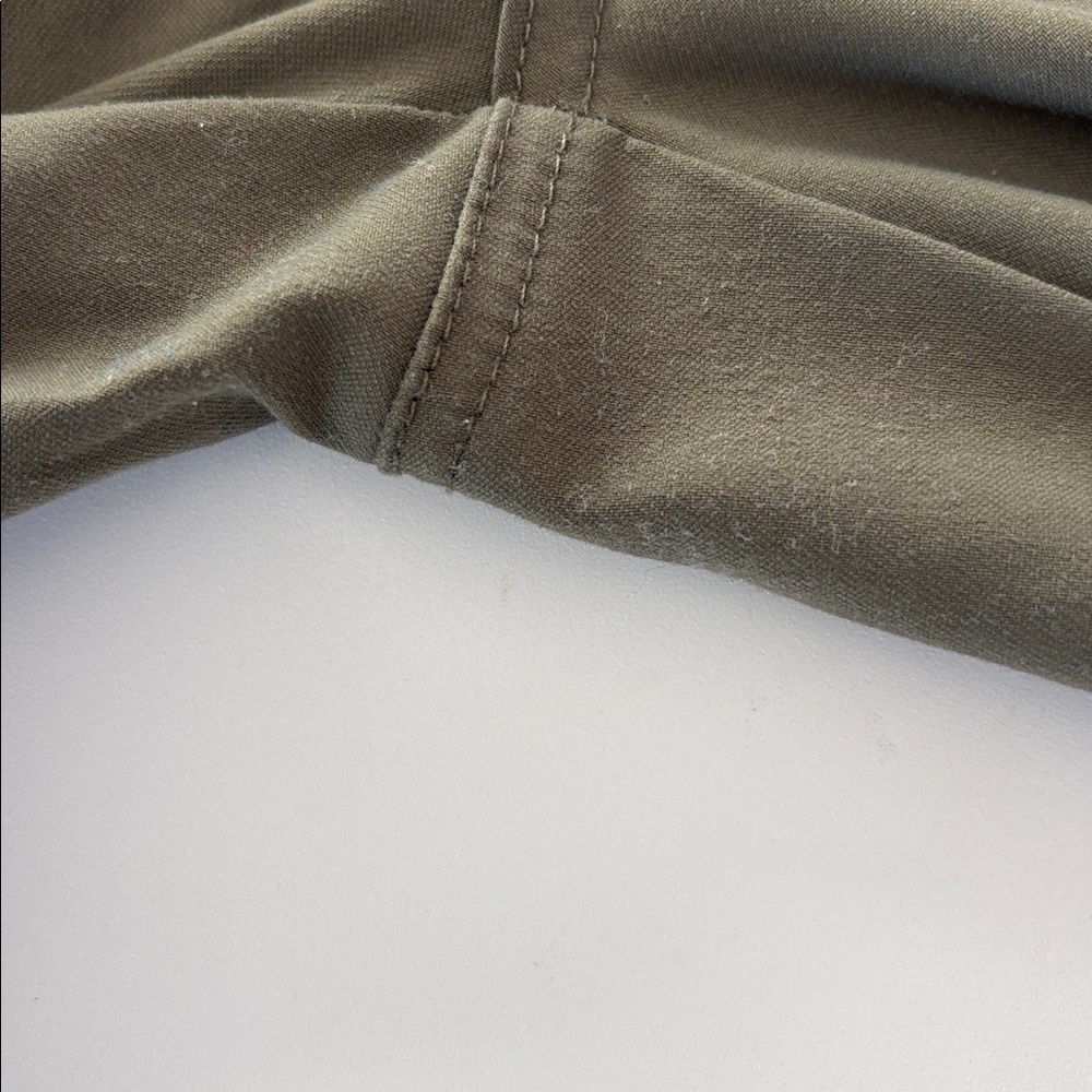 Prana Meme Cargo Pants in Olive Green Hiking Walking Outdoor Casual Size 8 - Picture 12 of 14